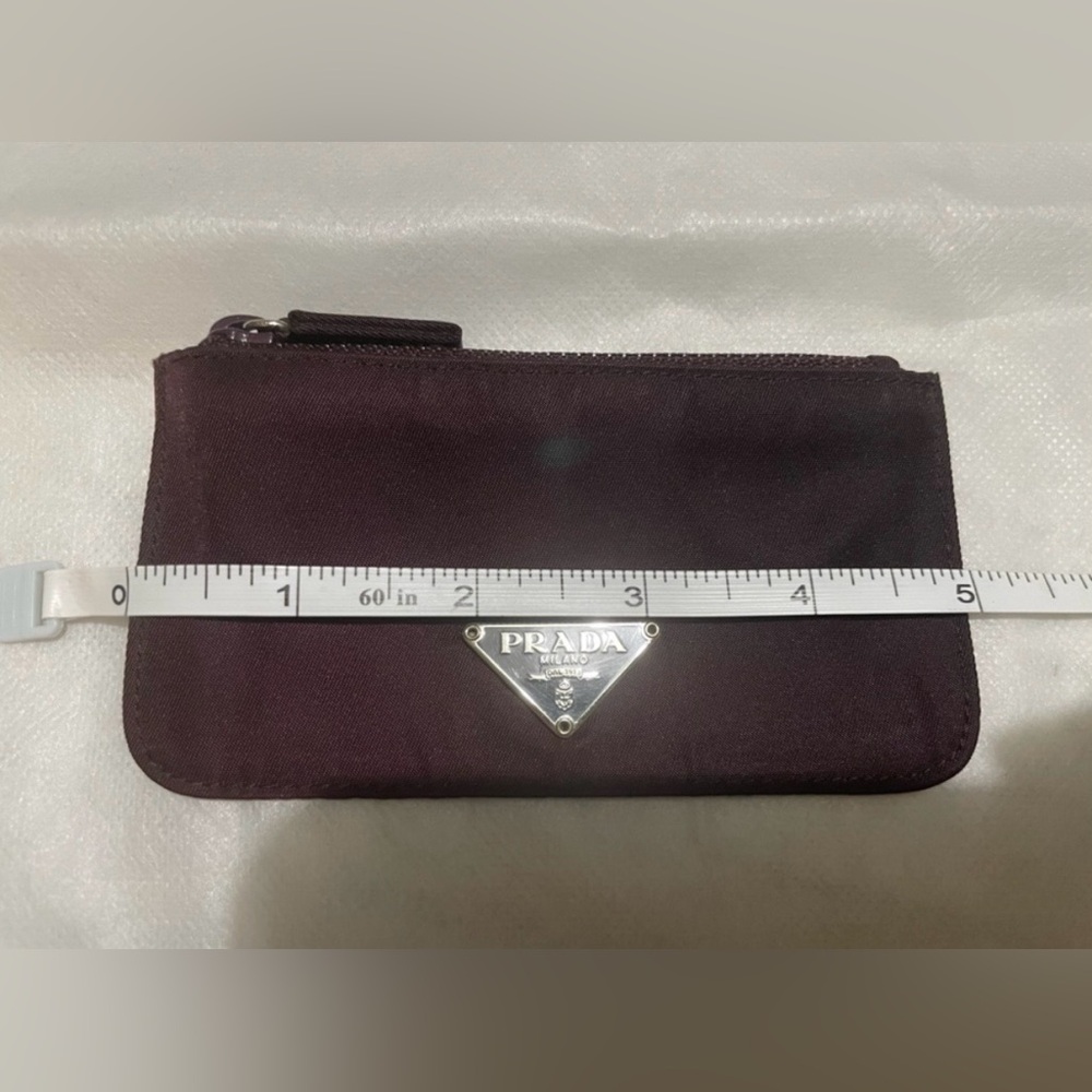 EUC Prada Deep Purple Mini Nylon Pouch - Picture 10 of 11